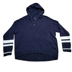 American Eagle Outfitters Navy Textured Sweater